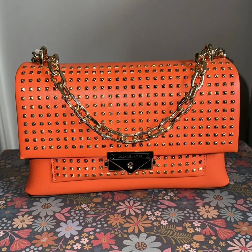 🔥NWT Michael Kors studded shoulder bags